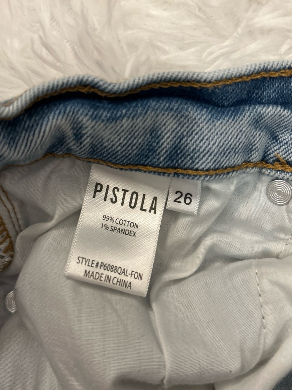 Pistola Lennon Distressed High Rise Bootcut Jeans - Picture 4 of 9